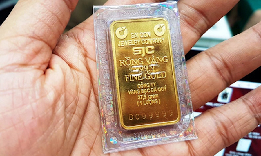Giá vàng SJC đắt hơn vàng thế giới 9,4 triệu đồng/lượng